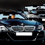 3 BMW, 2017, Huile et acrylique sur toile (60x120cm)